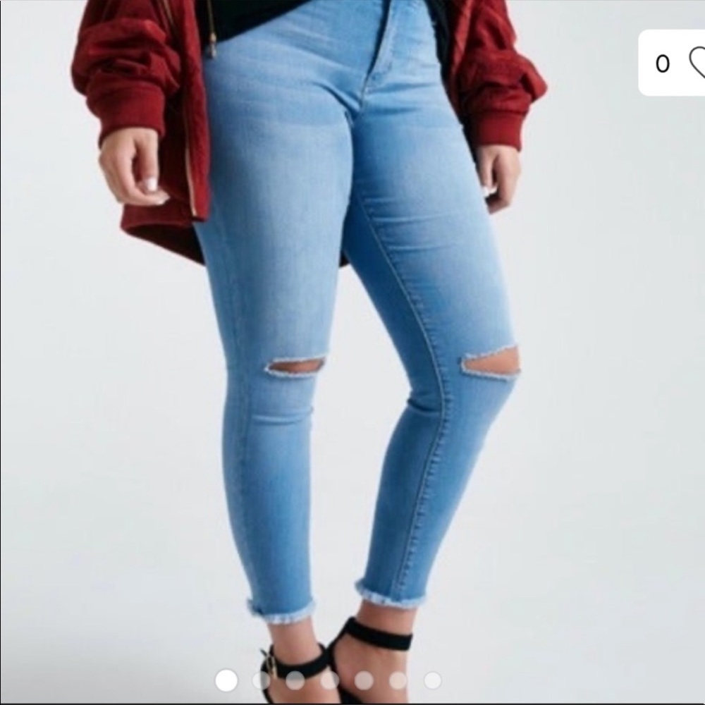 perfect ankle denim jeggings